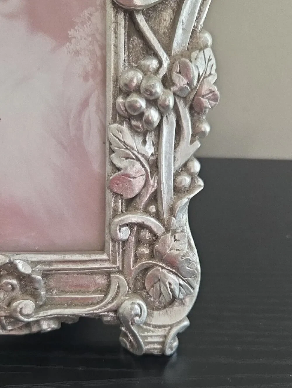 Ornate Silver Vintage Style Photo Frame